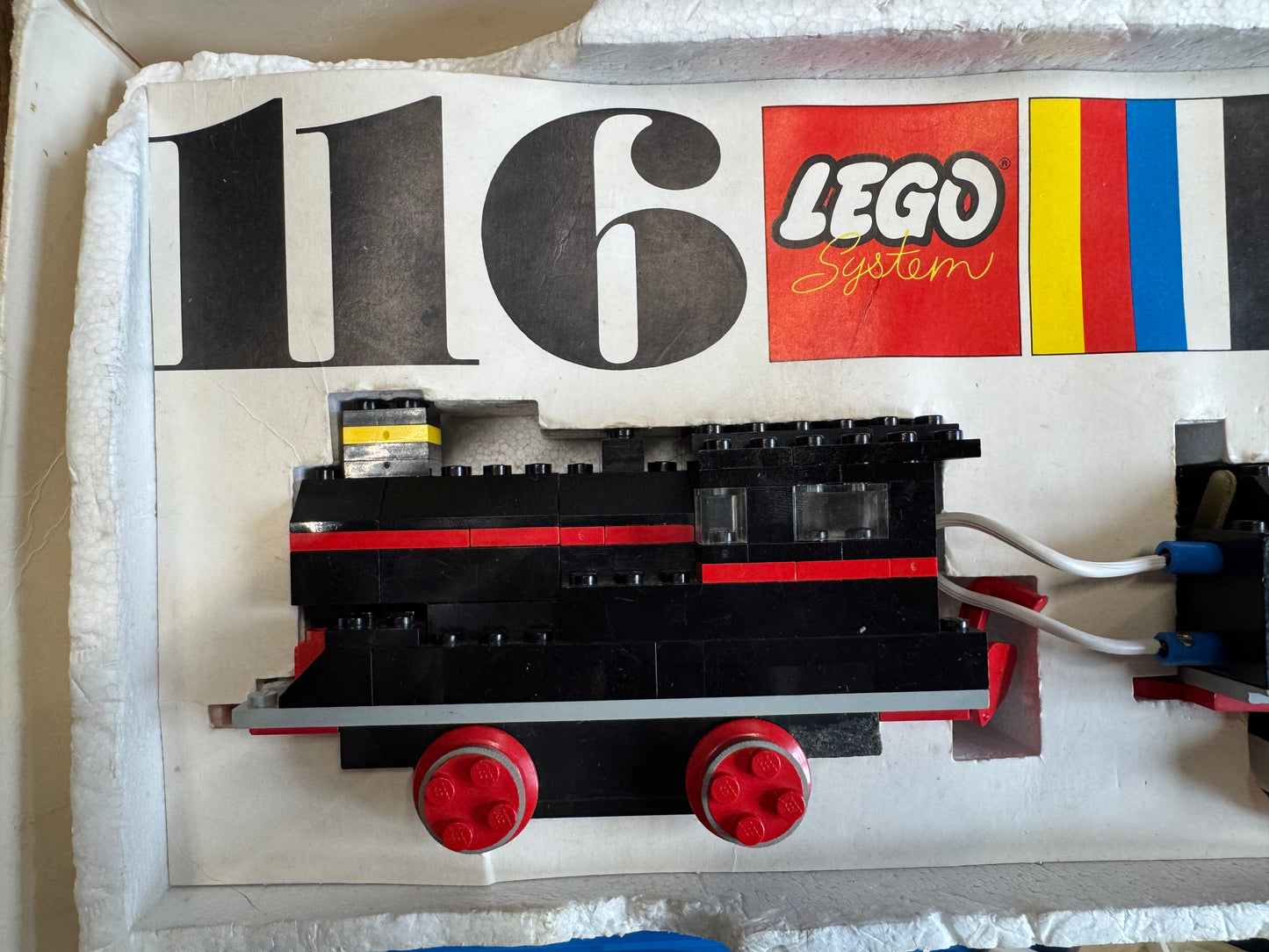LEGO® Starter Train Set #116 (1967) – seltenes Vintage Zug-Set – komplett bis auf Anleitung