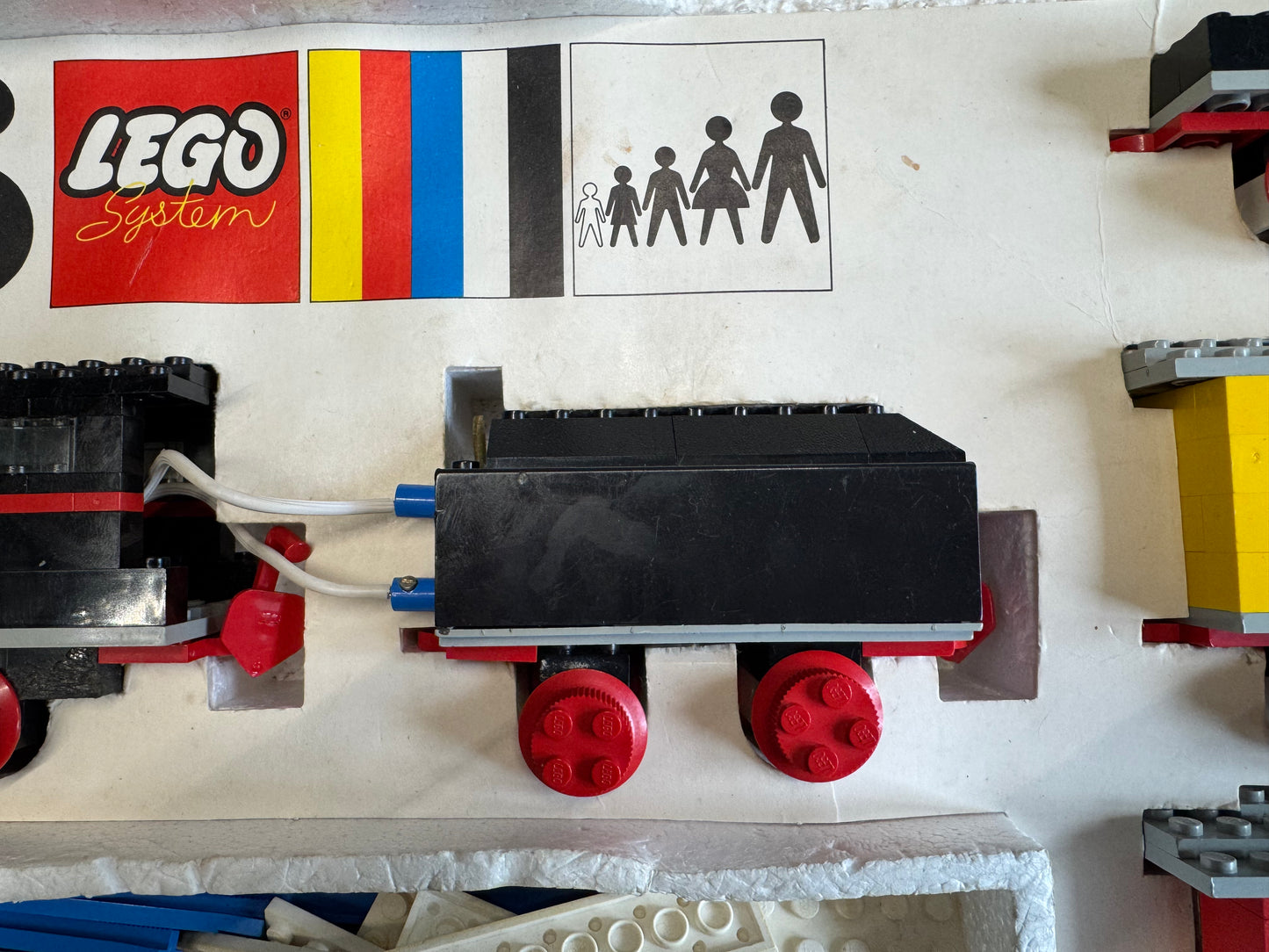 LEGO® Starter Train Set #116 (1967) – seltenes Vintage Zug-Set – komplett bis auf Anleitung
