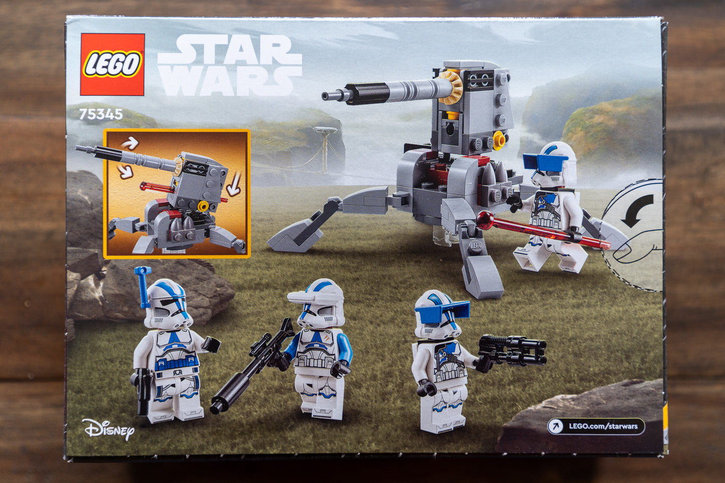 LEGO Star Wars: 501st Clone Troopers™ Battle Pack #75345