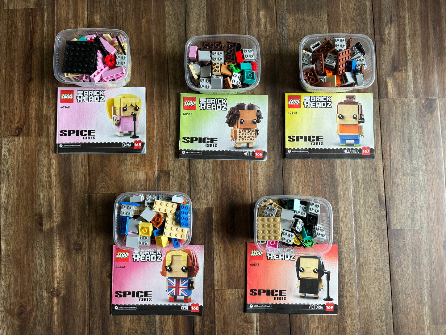 Lego BrickHeadz Hommage an die Spice Girls #40548