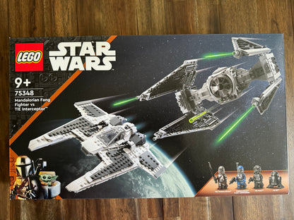 LEGO Star Wars: Mandalorianischer Fang Fighter vs. TIE Interceptor #75348