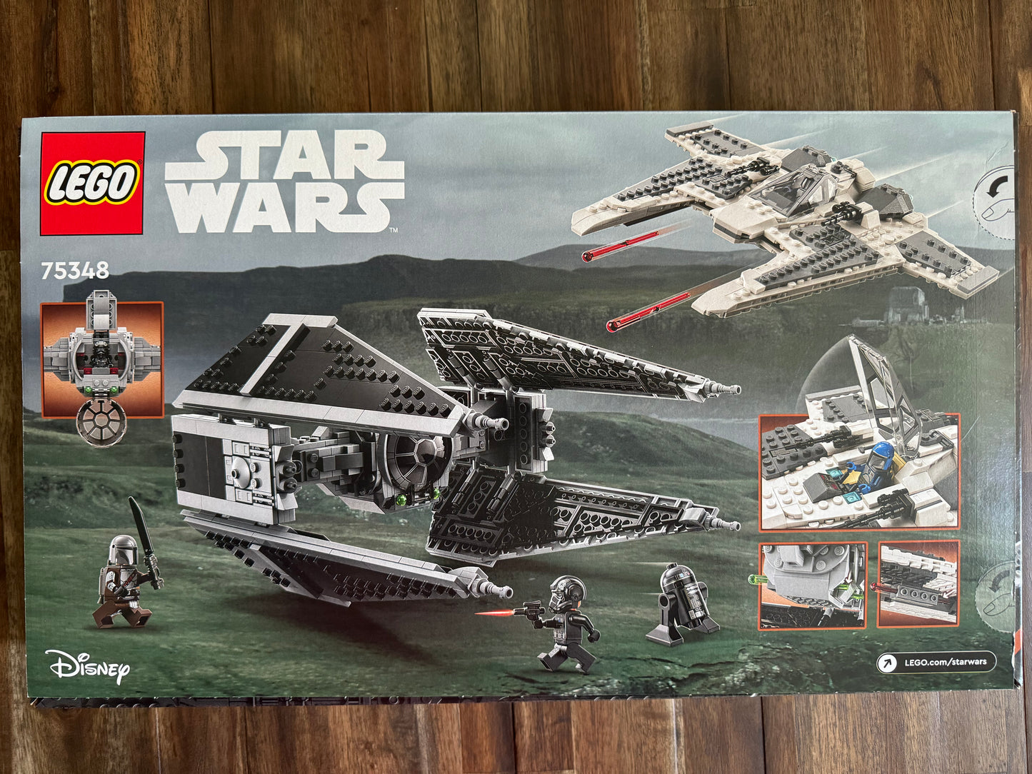 LEGO Star Wars: Mandalorianischer Fang Fighter vs. TIE Interceptor #75348