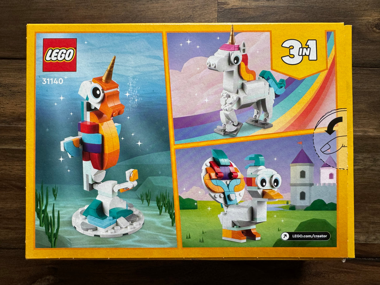 Lego Creator 3-in-1 Magical Unicorn #31140