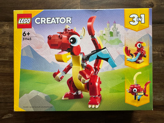 LEGO Creator 3in1 Roter Drache #31145